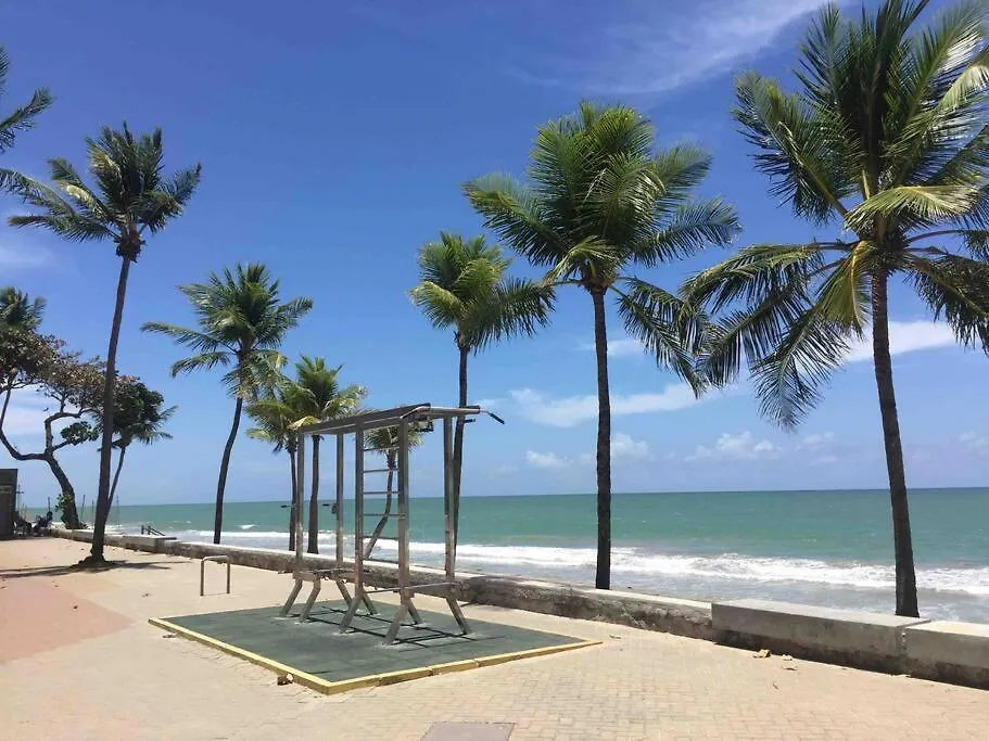 Lindo Studio Em Quadra Beira-Mar De Boa Viagem, 10 Min Do Aeroporto. Recife Apartment